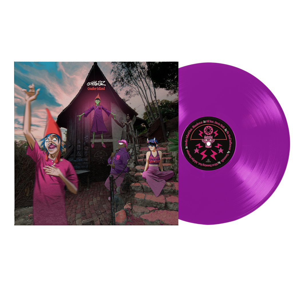 20230224 Gorillaz LP neon purple