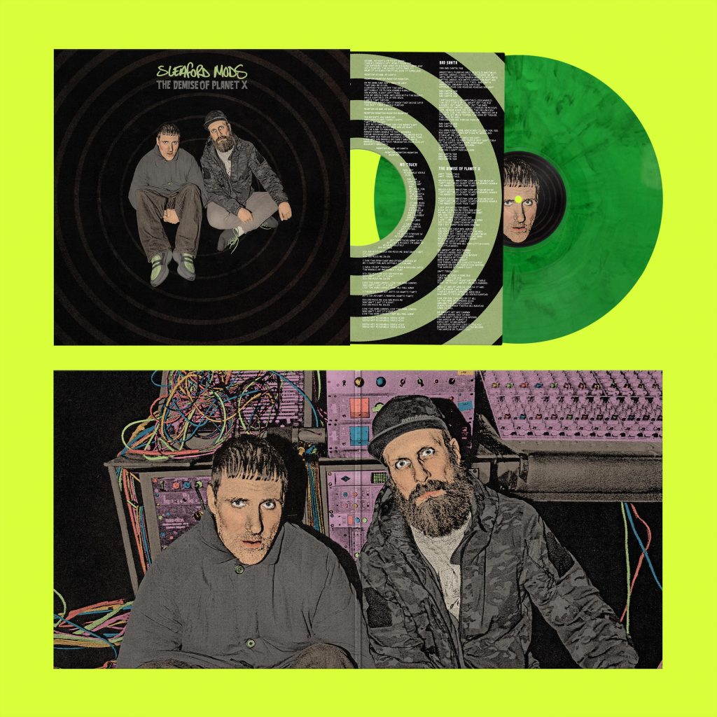 20260116 SLEAFORD MODS - THE DEMISE OF PLANET X_LP neon green