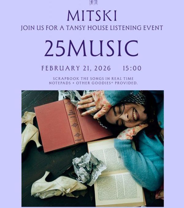 MITSKI Pre-Listening Session 21.02.2026 ab 15Uhr
