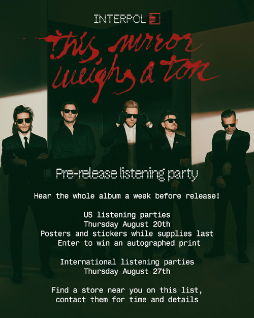 INTERPOL Pre_Listening Party 20/08/2026